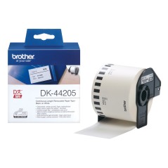 Brother DK44205 Labels - High-Quality 62mm x 305m Roll for Professional Printing - Item No. 4977766635127